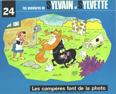 Couverture de l'album Sylvain et Sylvette Tome 24 Les compères font de la photo