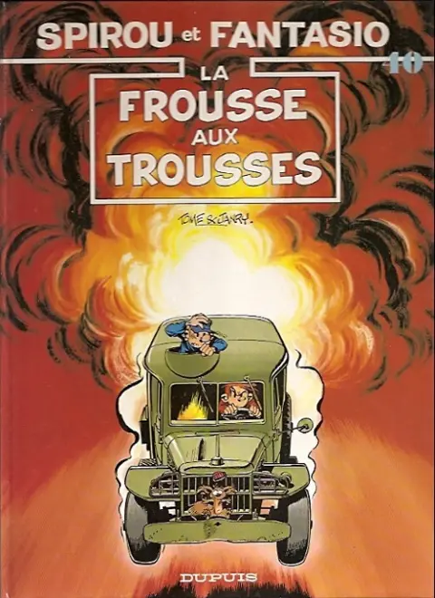 Couverture de l'album Spirou et Fantasio Tome 40 La frousse aux trousses