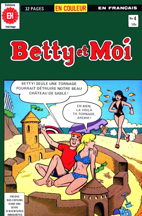 Couverture de l'album Betty et Moi N° 4 A la renverse