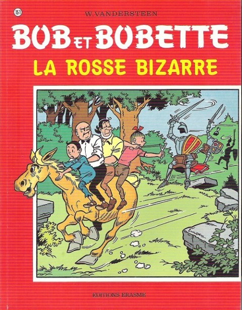 Couverture de l'album Bob et Bobette Tome 151 La rosse bizarre