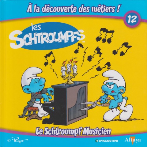 Couverture de l'album Les schtroumpfs - À la découverte des métiers ! 12 Le Schtroumpf Musicien