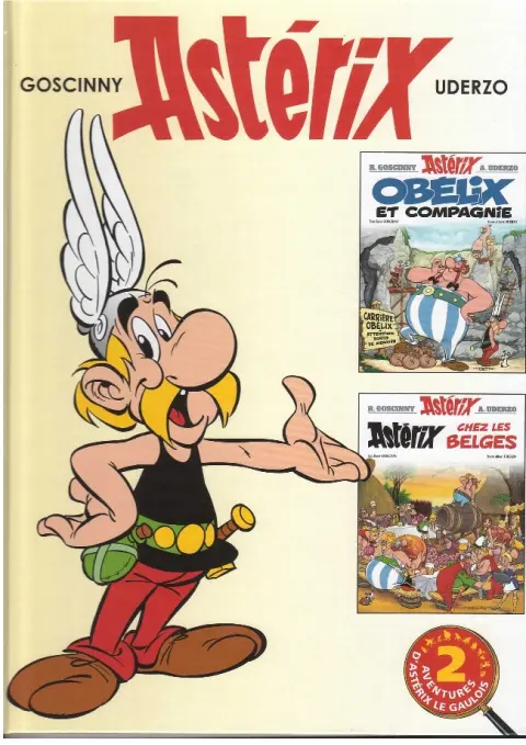 Couverture de l'album Astérix Tomes 23 et 24 Obélix et compagnie / Astérix chez les Belges