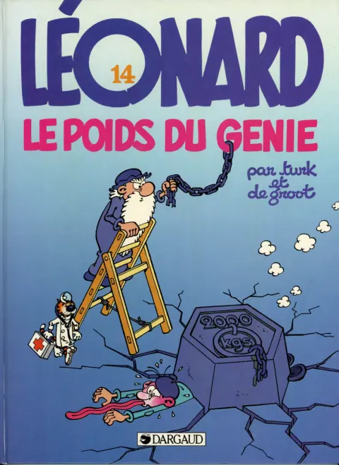 Couverture de l'album Léonard Tome 14 Le poids du génie
