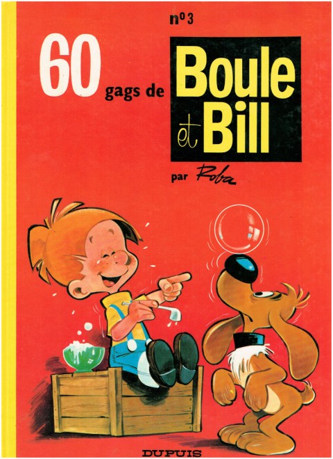 Couverture de l'album Boule et Bill Tome 3 60 gags de Boule et Bill n°3