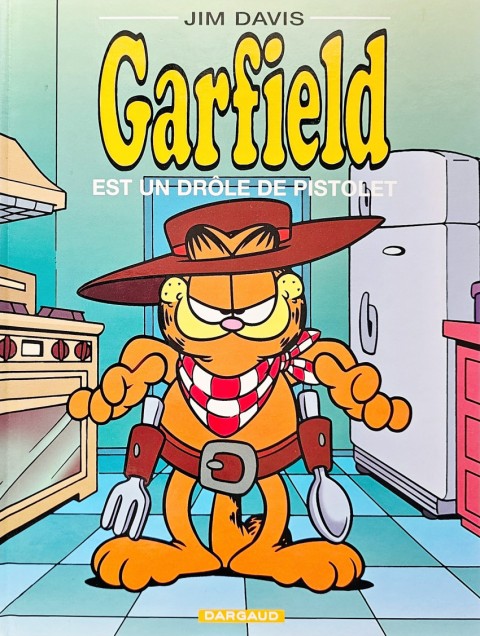 Couverture de l'album Garfield Tome 23 Garfield est un drôle de pistolet