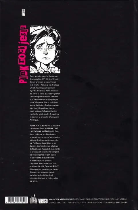 Verso de l'album Punk Rock Jesus