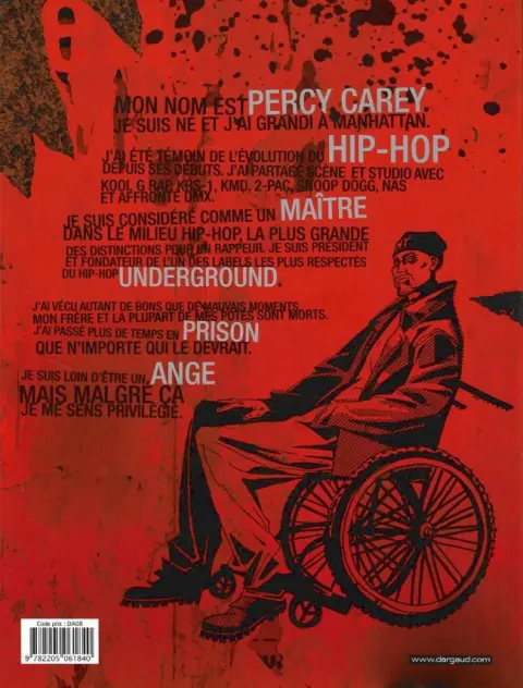 Verso de l'album Sentences La Vie de MF Grimm