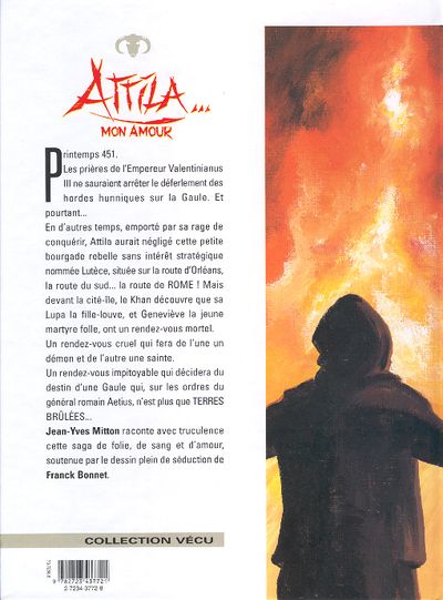Verso de l'album Attila... mon amour Tome 5 Terres brûlées