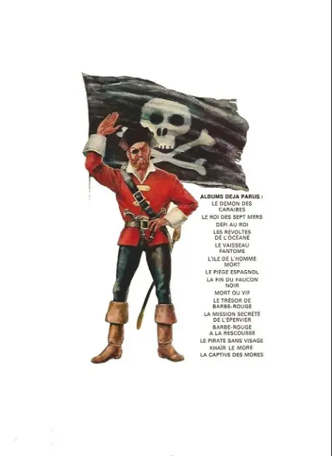 Verso de l'album Barbe-Rouge Tome 4 Défi au Roy