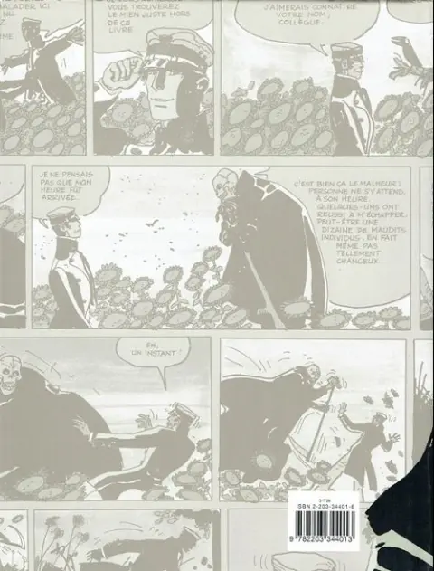Verso de l'album Corto Maltese Tome 2 Les Helvétiques