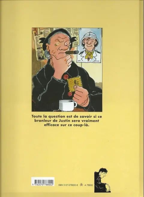 Verso de l'album La Débauche
