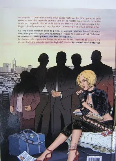 Verso de l'album Eightball hunter Tome 1 Loser