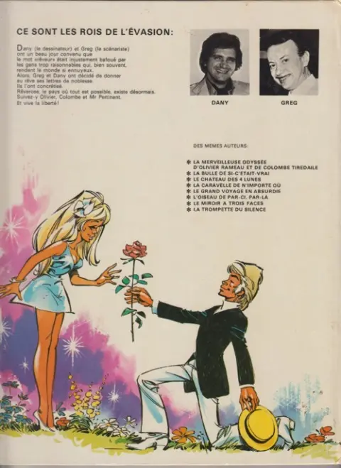 Verso de l'album Olivier Rameau Tome 2 La bulle de si-c'était-vrai