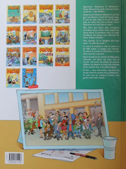 Verso de l'album Les Profs Tome 1 Interro surprise