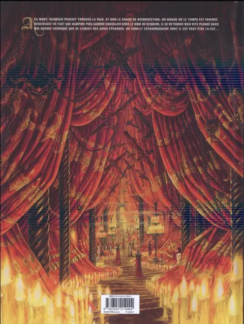 Verso de l'album Requiem Chevalier Vampire Tome 2 Danse macabre