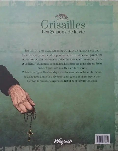 Verso de l'album Les saisons de la vie Tome 3 Grisailles