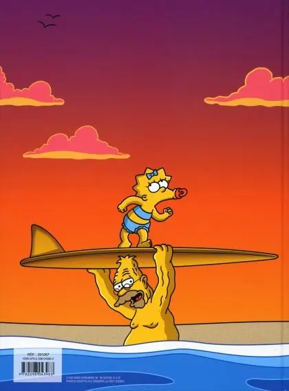 Verso de l'album Les Simpson Tome 6 Trop forts !