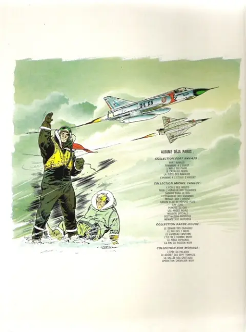 Verso de l'album Tanguy et Laverdure Tome 4 Escadrille des cigognes