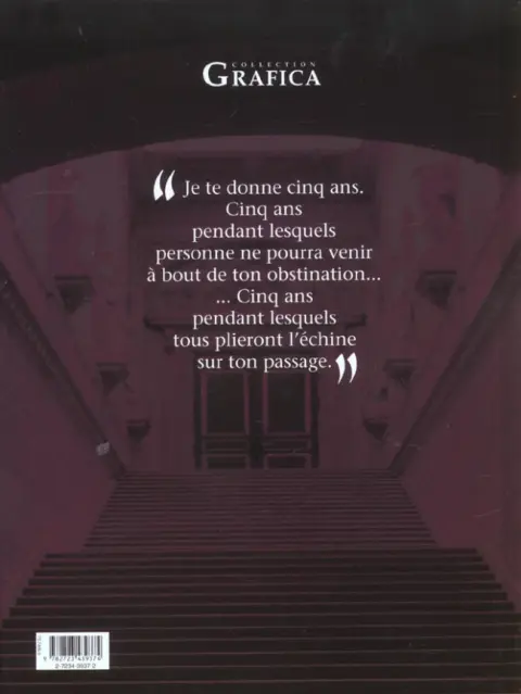 Verso de l'album Les Voleurs d'Empires Tome 1 Voleurs d'Empires