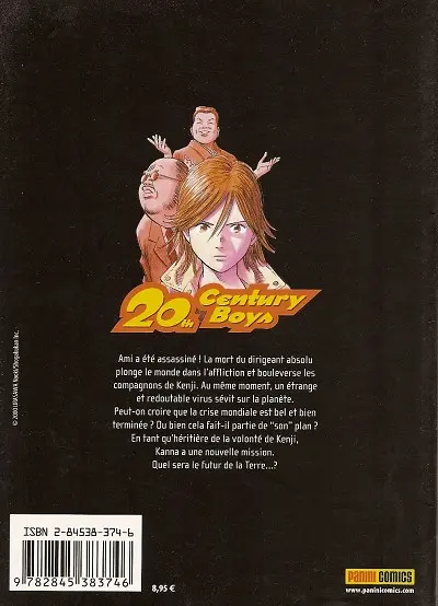 Verso de l'album 20th Century Boys 13