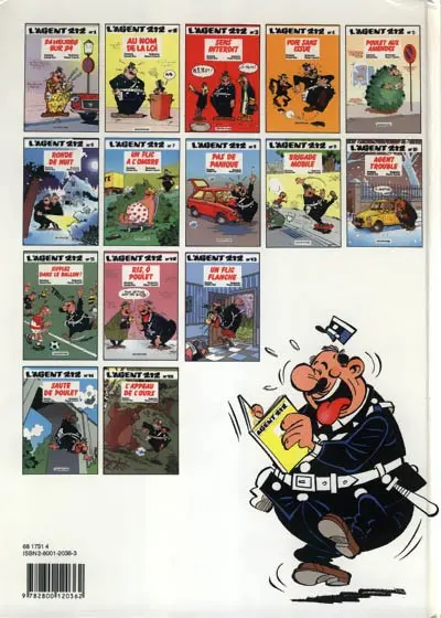 Verso de l'album L'Agent 212 Tome 15 L'appeau de l'ours