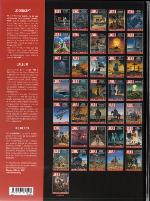 Verso de l'album Jour J Tome 35 Les fantômes d'Hispaniola