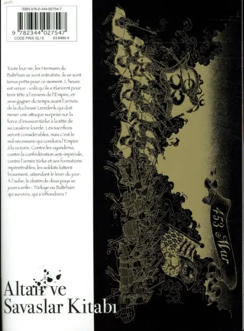 Verso de l'album Altaïr Volume 19