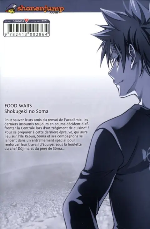Verso de l'album Food Wars ! 24
