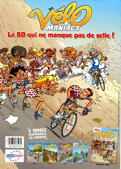 Verso de l'album Les Vélo Maniacs Le Quiz