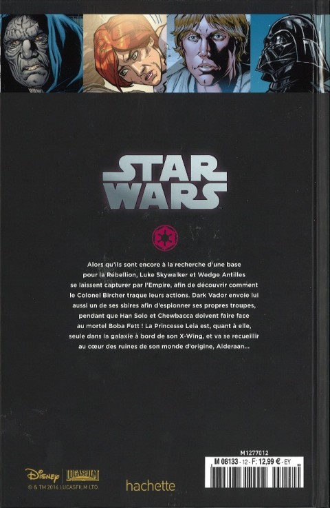 Verso de l'album Star Wars - Légendes - La Collection Tome 12 Star Wars - II. Haute trahison