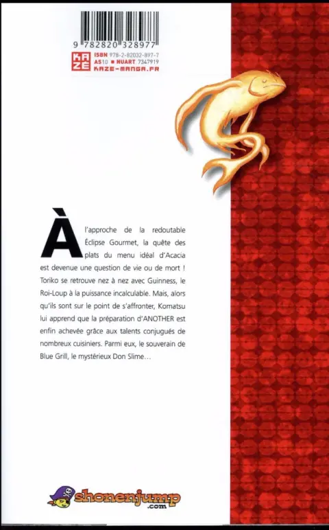 Verso de l'album Toriko 38 En route vers le réseau de l'envers !!