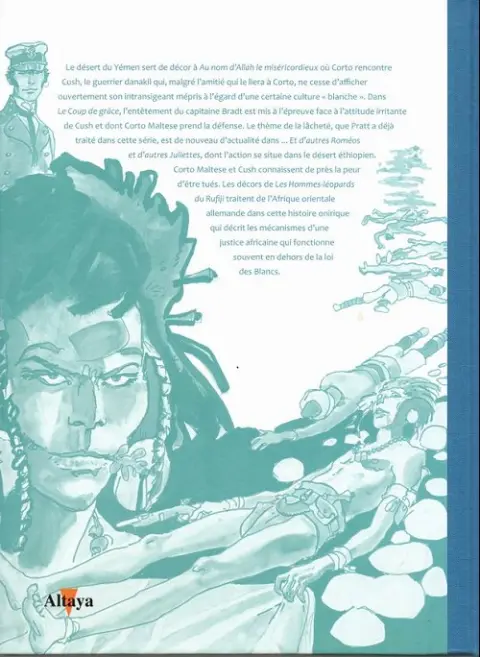Verso de l'album Tout Pratt Tome 8 Corto Maltese - Les Éthiopiques