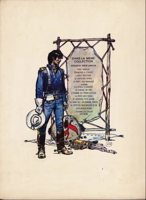 Verso de l'album Blueberry Tome 12 Le spectre aux balles d'or