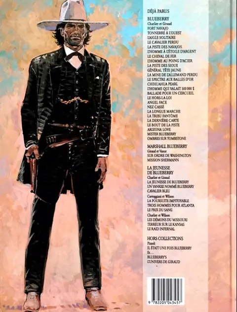Verso de l'album Blueberry Tome 17 Angel face