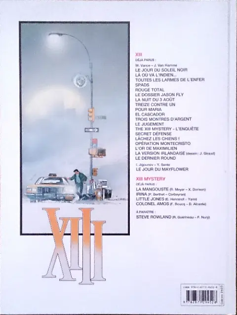 Verso de l'album XIII Tome 15 Lachez les chiens !