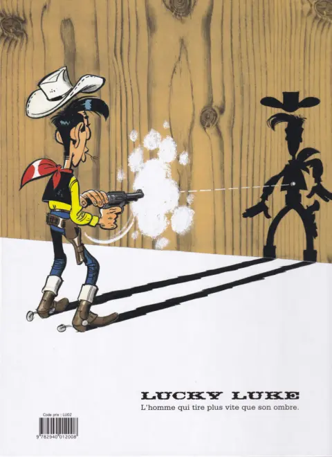 Verso de l'album Lucky Luke Tome 60 L'amnésie des Dalton