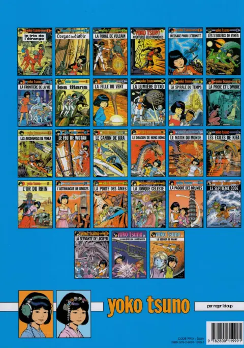 Verso de l'album Yoko Tsuno Tome 19 L'or du Rhin
