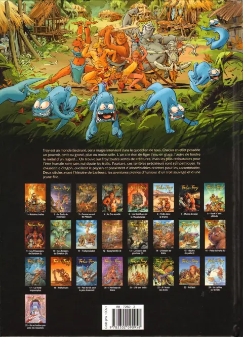 Verso de l'album Trolls de Troy Tome 25 On ne badine pas avec les mouches