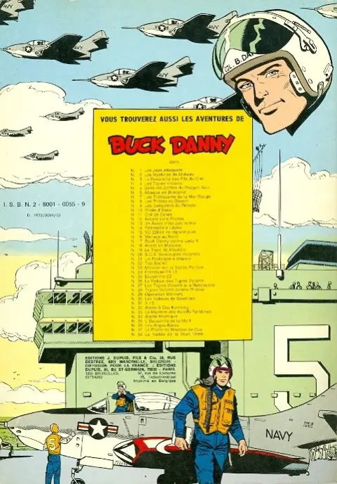 Verso de l'album Buck Danny Tome 18 Alerte en Malaisie
