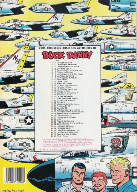 Verso de l'album Buck Danny Tome 30 Les Voleurs de satellites