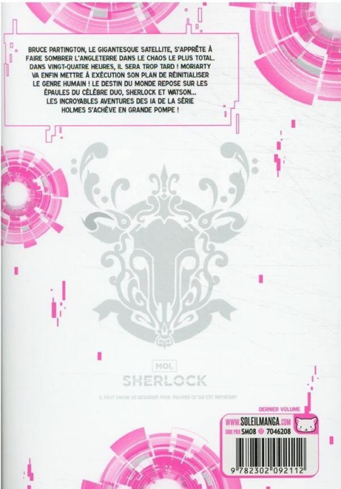 Verso de l'album Moi, Sherlock 04