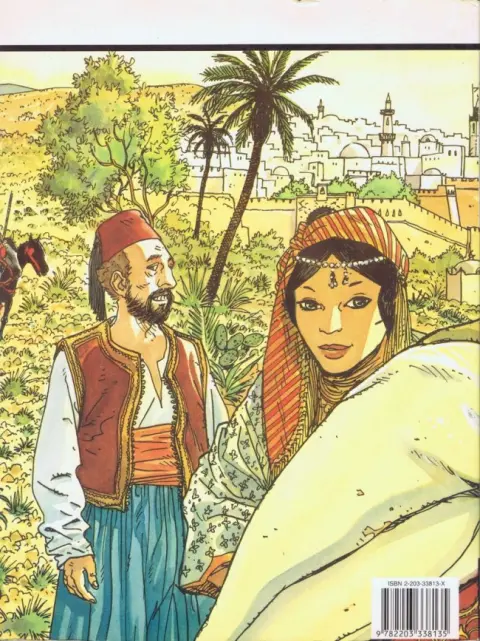 Verso de l'album Carnets d'Orient Tome 1