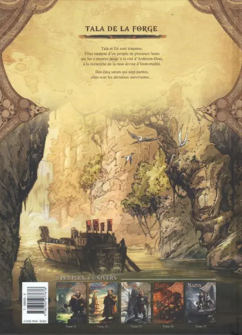 Verso de l'album Nains Tome 16 Tala de la Forge