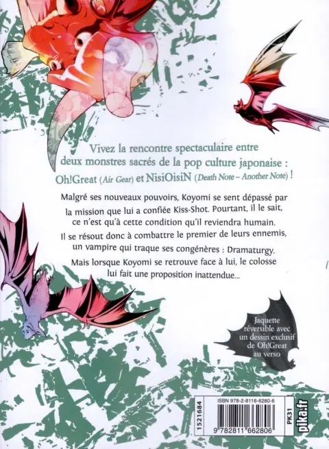 Verso de l'album Bakemonogatari 10