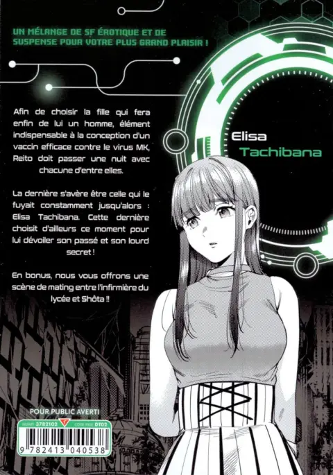 Verso de l'album World's End Harem 11