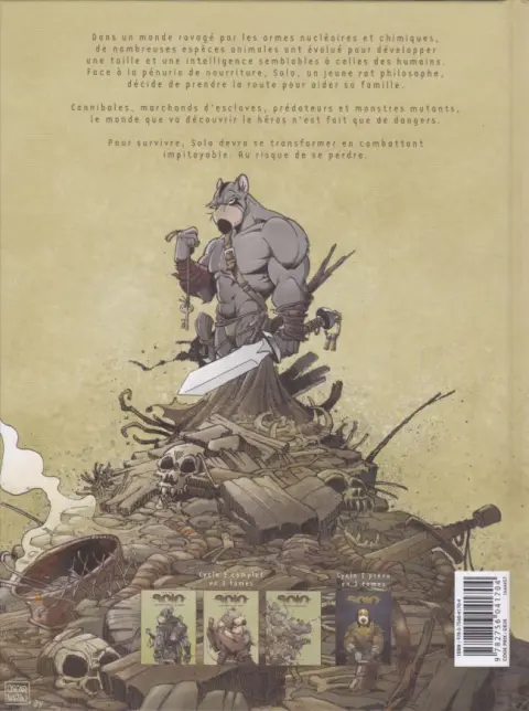Verso de l'album Solo Tome 1 Les Survivants du chaos