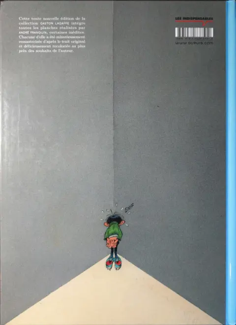 Verso de l'album Gaston Tome 8 Rafales de gaffes