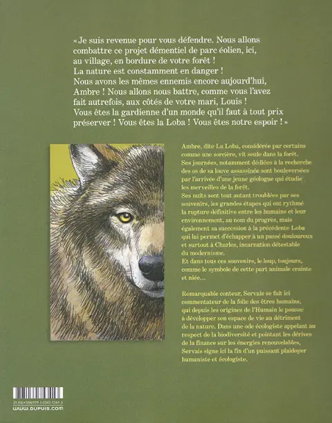 Verso de l'album Le loup m'a dit Seconde partie