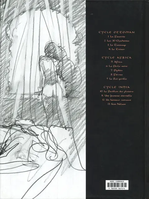 Verso de l'album Djinn 13 Kim nelson