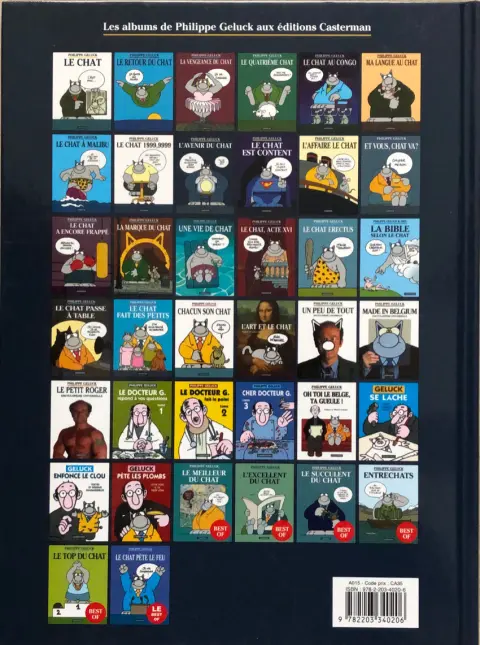 Verso de l'album Le Chat Tome 9 L'avenir du chat